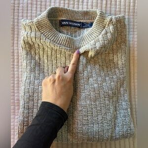 Van Heusen 100% Cotton Men's Crewneck Sweater